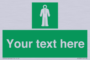 Custom sign safe condition Survival clothing